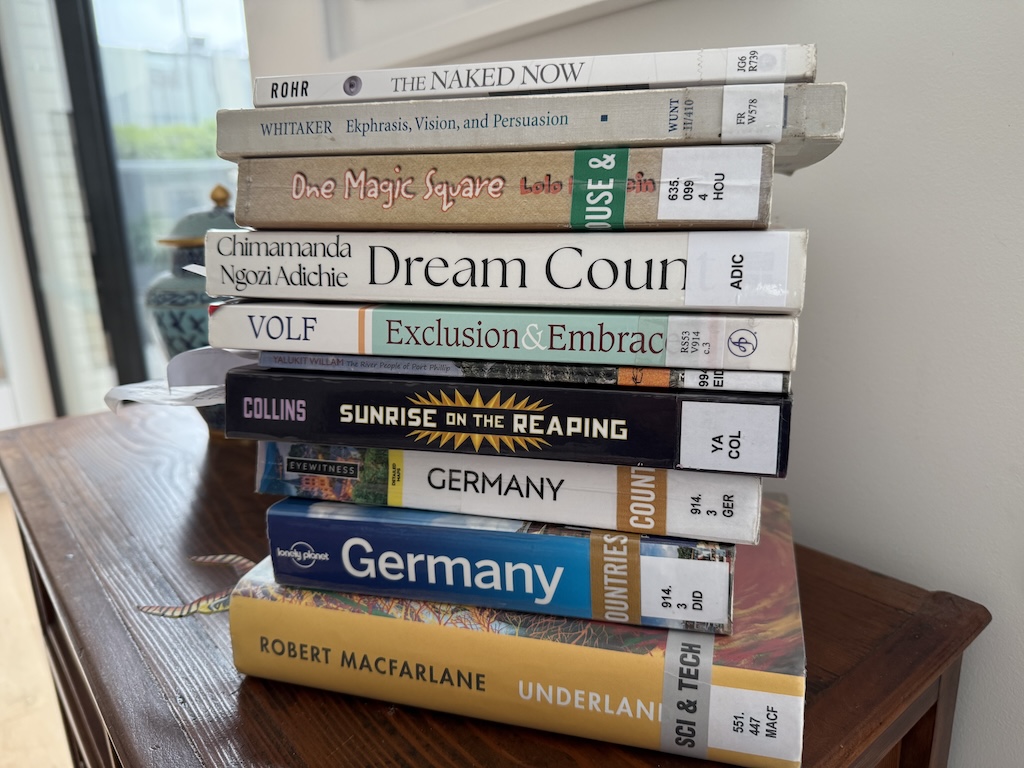 List #39: Books I Have on Loan From the Library